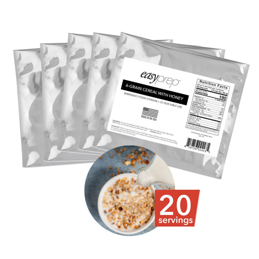 EasyPrep 6-Grain Cereal with Honey 5-Pack Pouch